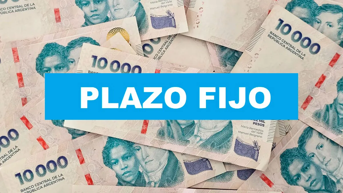 Evolución de tasas de plazo fijo