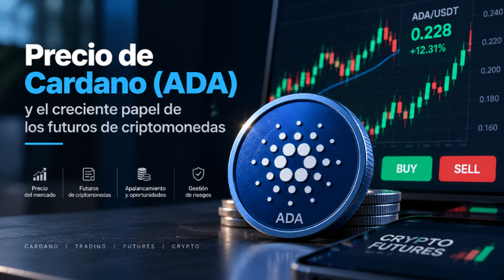 Precio de Cardano (ADA) y el creciente papel de los futuros de criptomonedas