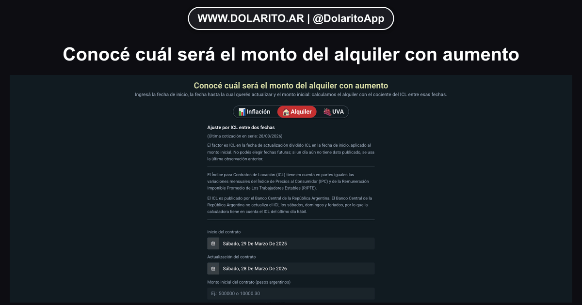 Calculadora de alquiler